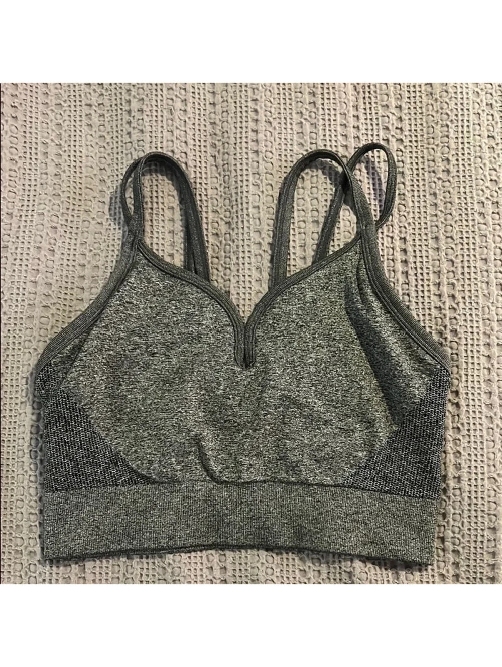 Zella Charcoal Women's Sports Bra Size L - [BA0492]